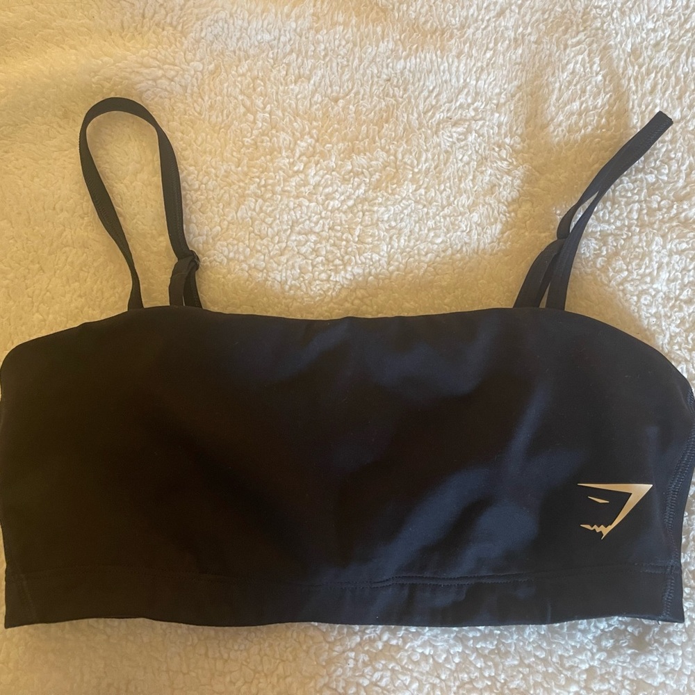 Gymshark Bandeau Sports Bra - Black